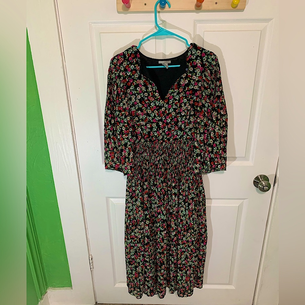 Size 4 Floral H&M Maxi Dress